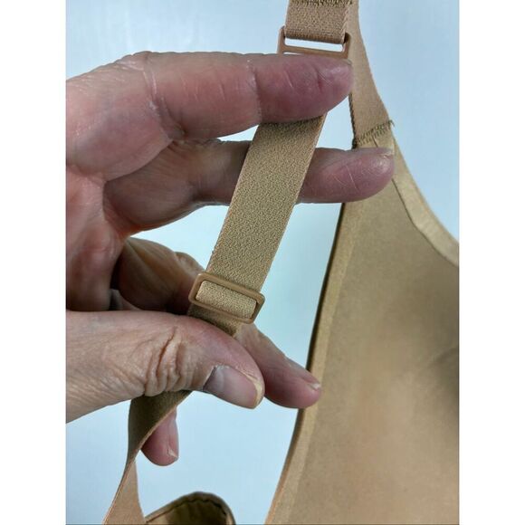 SKIMS NWT Push Up Plunge Bra in Ochre Size 34DD - Picture 6 of 9